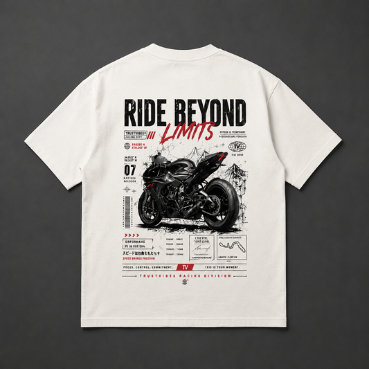 Ride Beyond Limits Oversized T-Shirt – Racing Division Collection