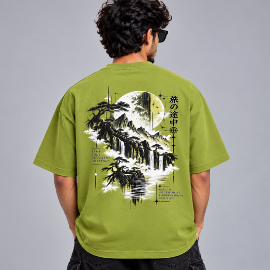 Lost in Better Days oversized T-shirt back