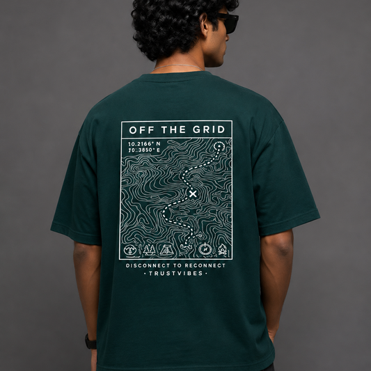 TrustVibes – Off The Grid Oversized T-Shirt