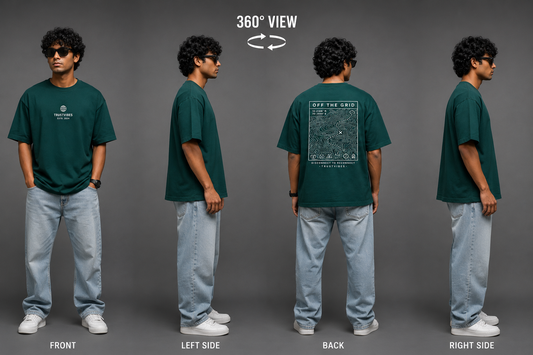 TrustVibes – Off The Grid Oversized T-Shirt