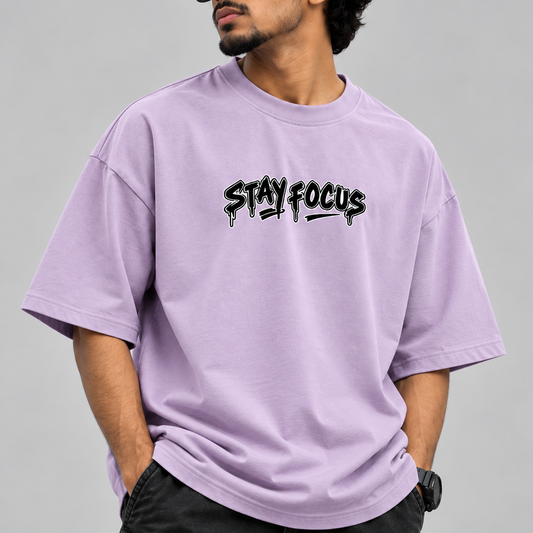 Stay Focus Oversized T-Shirt