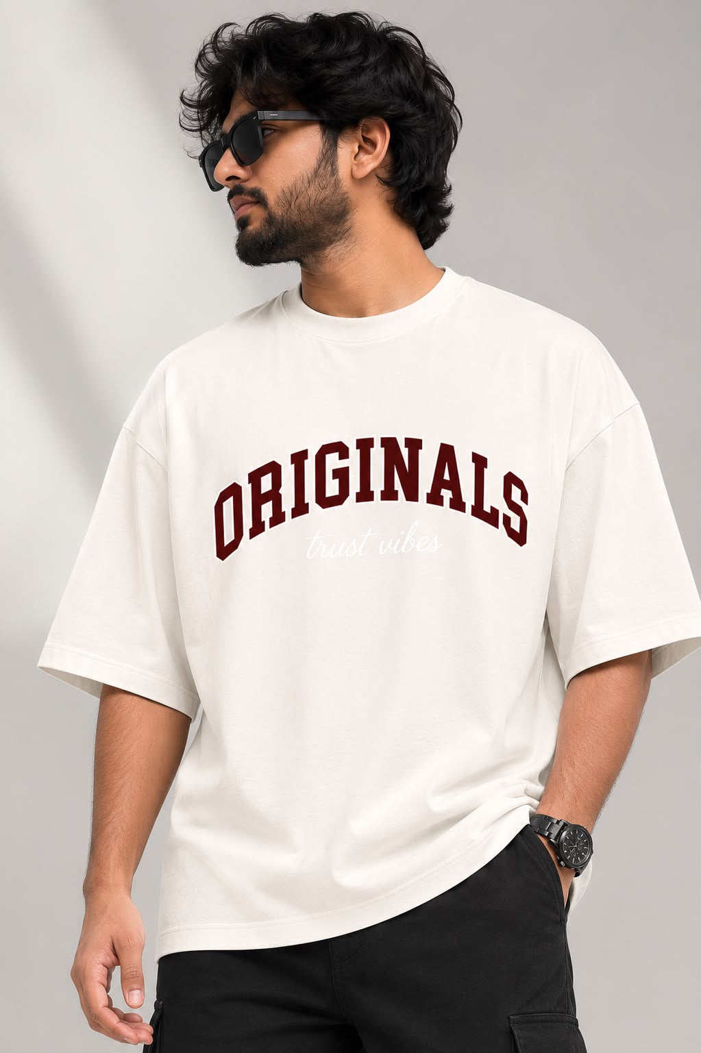 Trustvibes Originals Oversized T-Shirt – Plus Size (2XL–5XL)