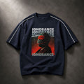 TRUST VIBES PREMIUM OVERSIZED T-SHIRT NAVY