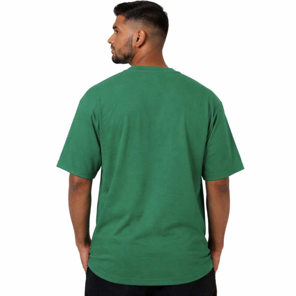 Boston Graphic Oversized T-Shirt – Green
