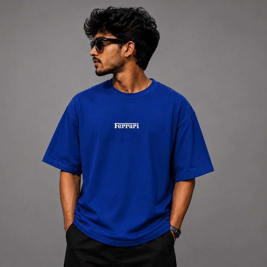 Ferrari 488 GTB Oversized T-Shirt | Premium 240 GSM Cotton